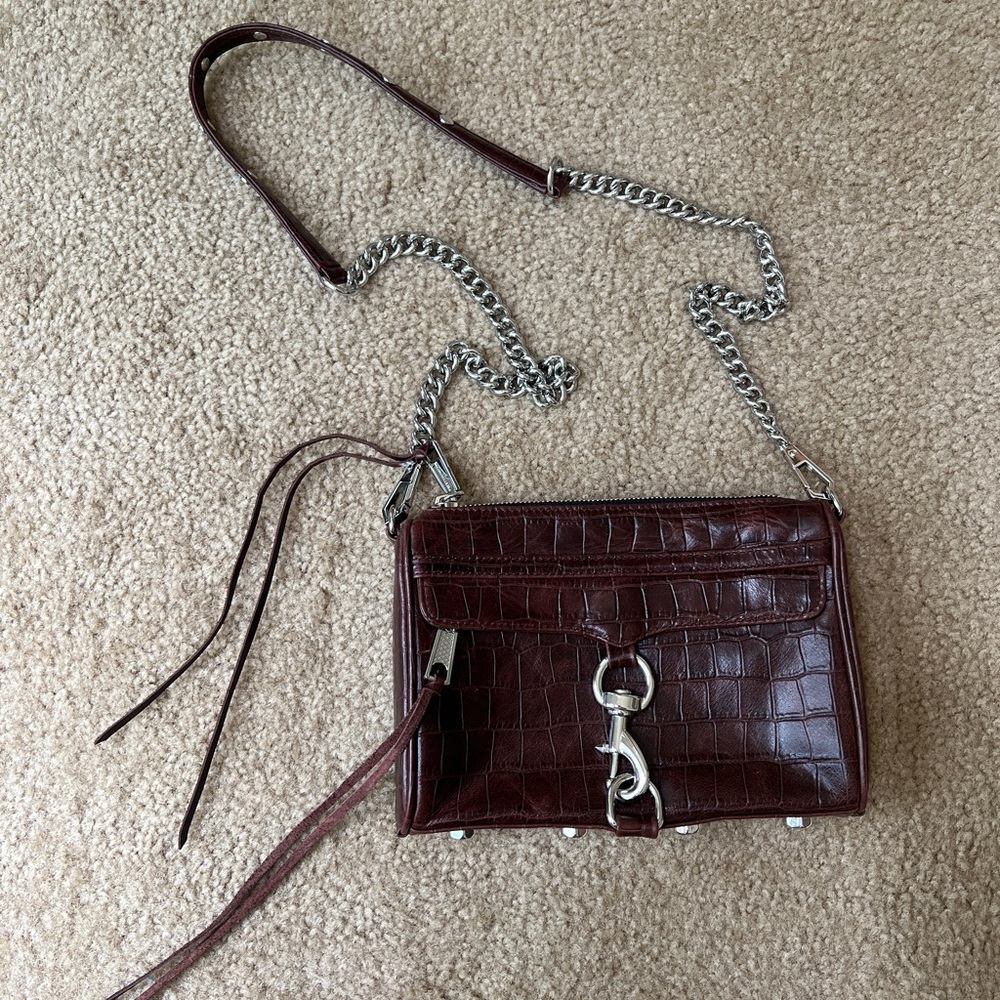 Rebecca Minkoff Mini M.A.C Crossbody Bag - Brown